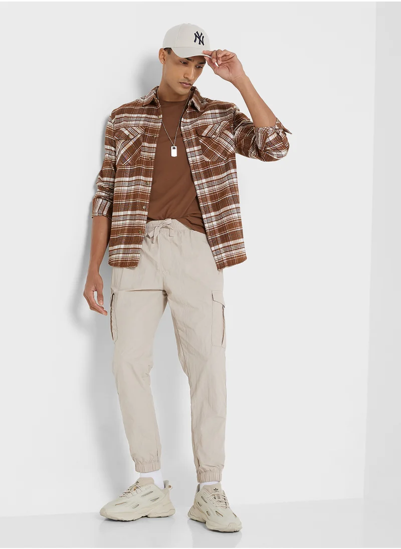 برايف سول Long Sleeve Checked Shirt