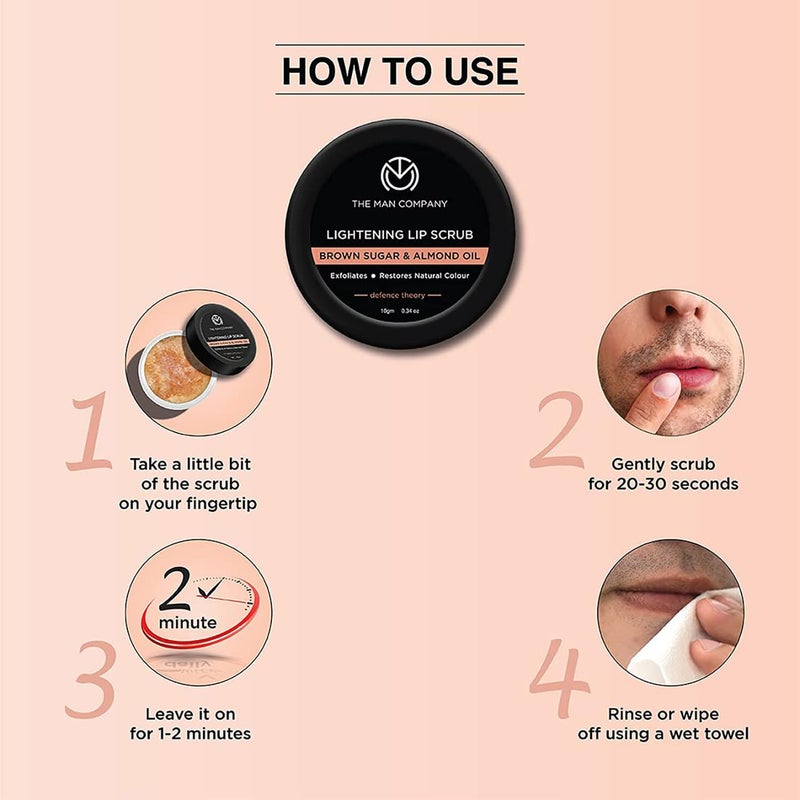 The Man Company Lightening Lip Scrub 10g - Image 2