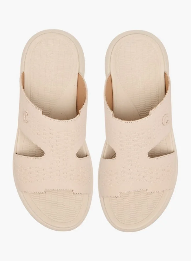 Le Confort Men's Textured Slip-On Comfort Sandals