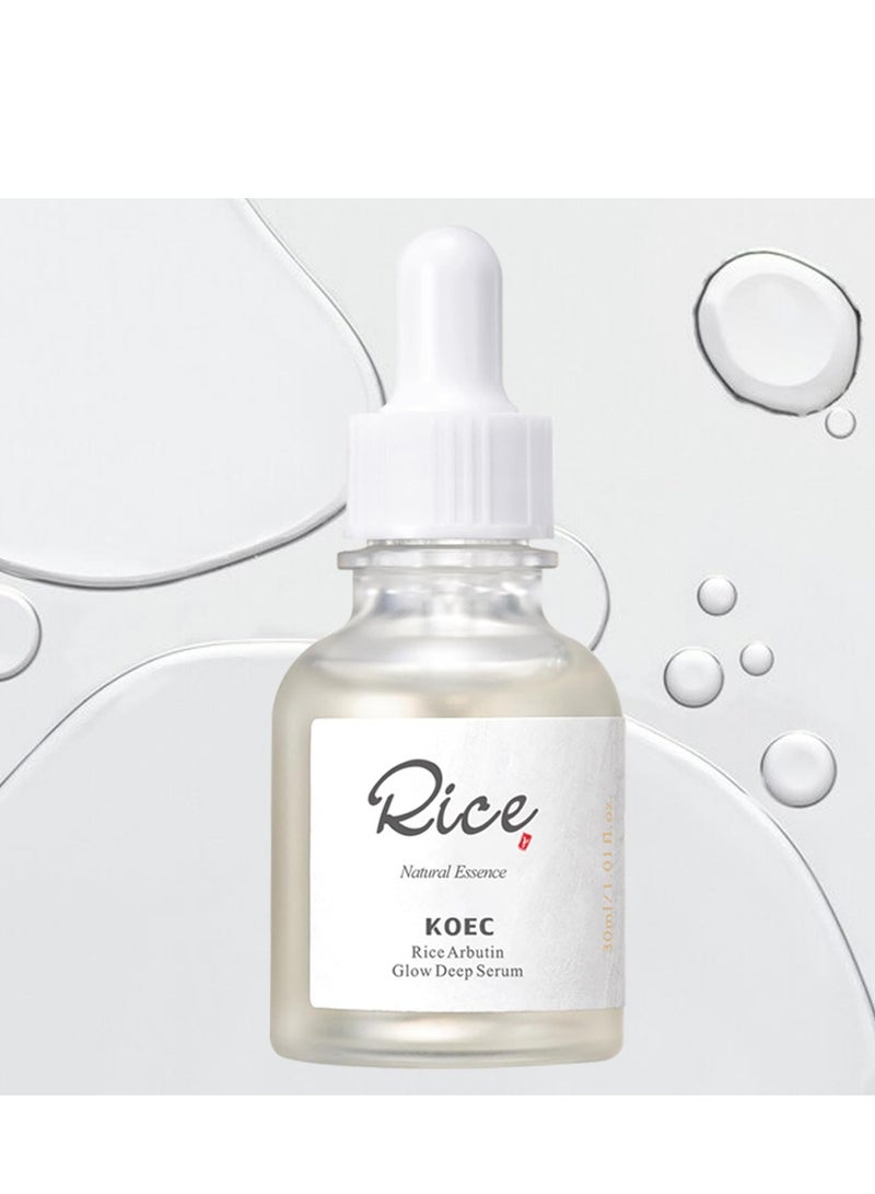 KOEC Rice Daily Serum, Korean Skincare Facial Essence for Glow Glass Skin, Fermented Natural Rice Water Milk for Face, Pore Minimizing, Deep Hydrating, Dark Spot Correcting, 30ML  - Image 5