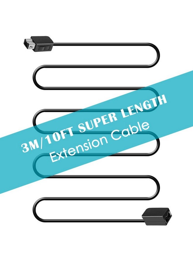 SENHAI Extension Cables Compatible With Nintendo Nes Classic Mini Edition Controller, Senhai 2 Pack 10Ft / 3M Extending Cords For Classic Edition Controller 2017 Wii Remote And Wii Nunchuck Controller - Image 3