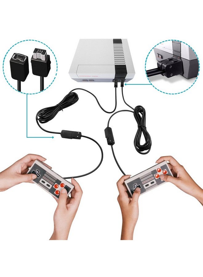 SENHAI Extension Cables Compatible With Nintendo Nes Classic Mini Edition Controller, Senhai 2 Pack 10Ft / 3M Extending Cords For Classic Edition Controller 2017 Wii Remote And Wii Nunchuck Controller - Image 4