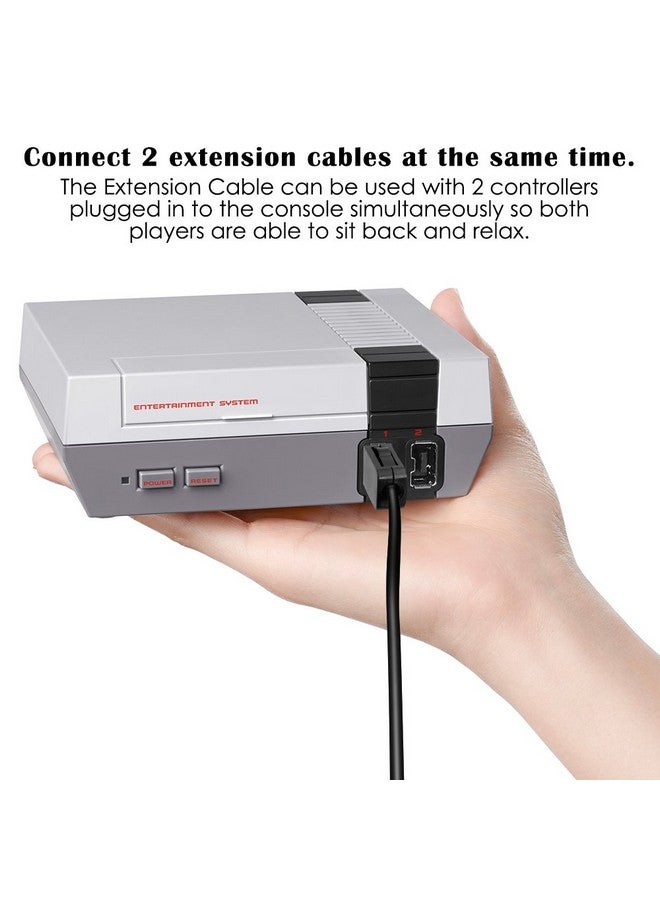 SENHAI Extension Cables Compatible With Nintendo Nes Classic Mini Edition Controller, Senhai 2 Pack 10Ft / 3M Extending Cords For Classic Edition Controller 2017 Wii Remote And Wii Nunchuck Controller - Image 5