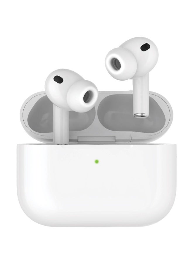 GREEN LION Earbuds Pro  Wireless Earbuds: Comfortable to wear, 25m Bluetooth range, touch control, 5-hour playtime, wireless charging, USB-C - White - Image 2
