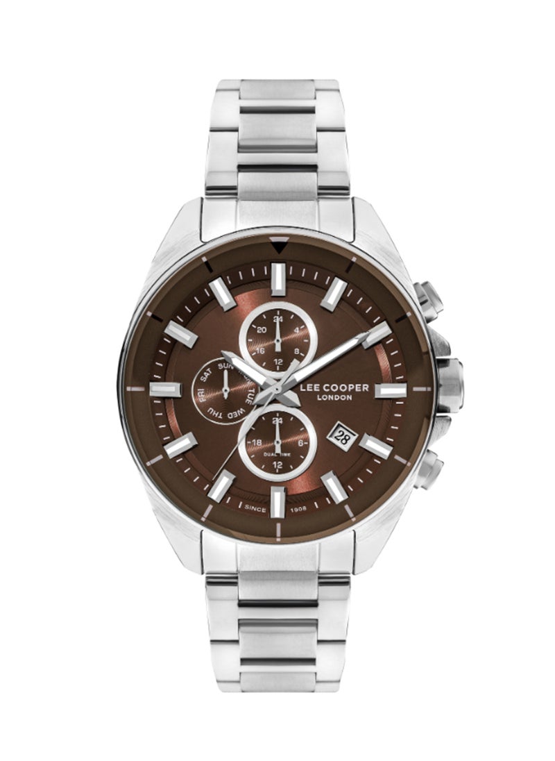 Lee Cooper - Men's Analog Tonneau Shape Metal Wrist Watch LC07830.340 - 46 Mm - Image 1