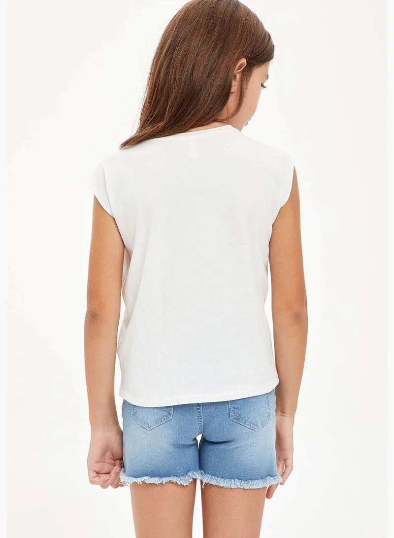 DeFacto Girl Cropped Fit Sleeveless Top