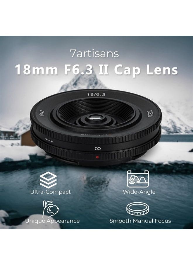 7artisans - 18mm F6.3 II UFO Lens, Compatible with APS-C Nikon Z-Mount Cameras Z50 ZFC Z30 and Z5 Z6 Z7 Z6II Z9 Under APS-C Mode - Image 1
