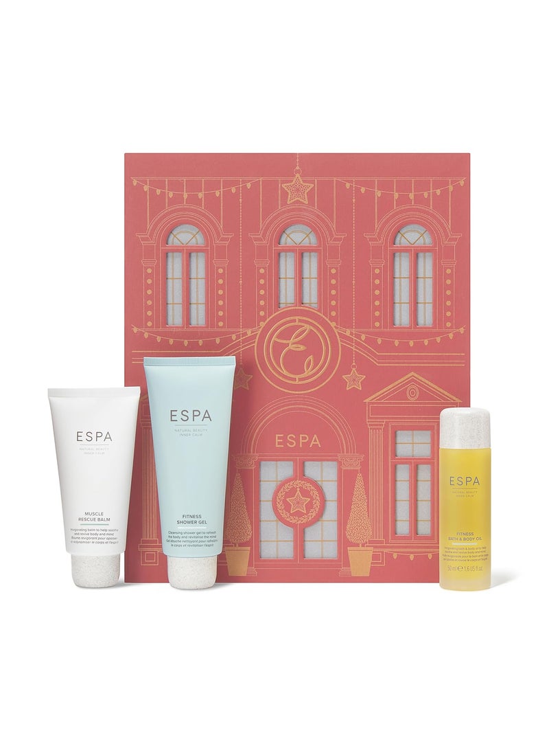 ESPA - ESPA | Fitness Collection | Includes Shower Gel, Bath and Body Oil & Muscle Rescue Balm - Image 1