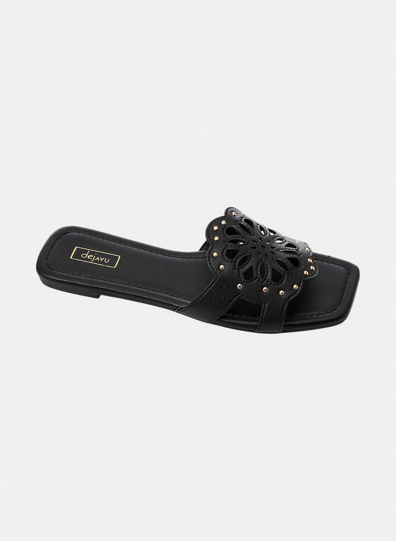 Dejavu Shoes FAN-DJTX-006  Braided Strap Slippers For Women - Image 1