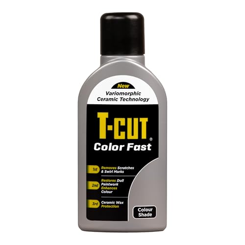 T-Cut مزيل خدوش فضي داكن لاستعادة لون الطلاء اللامع لسيارات، 13 لون متاح، 17 أونصة سائلة - Image 1