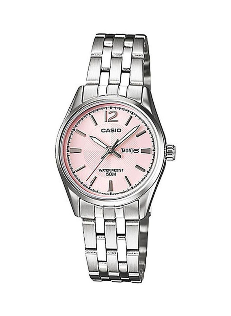 CASIO Women's Water Resistant Stainless Steel Analog Watch LTP-1335D-5AVDF - 30 mm - Silver - Image 1