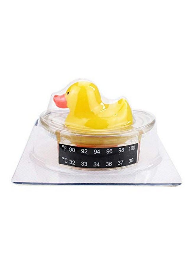 Mummamia Baby Essentials Bath Time Floating Toys Shaped Bath Thermometer (Yellow Duck) - Image 1