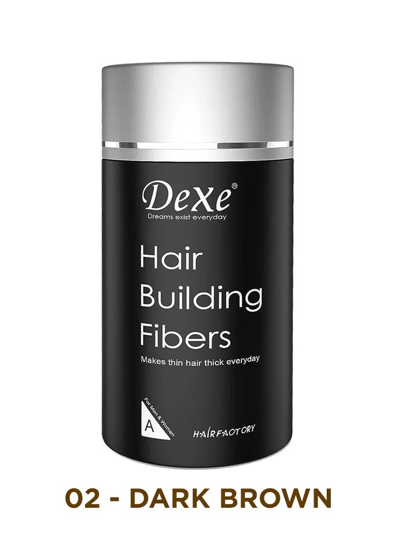 Dexe Dexe Hair Building Fibers, 22g - Dark Brown  - Image 2