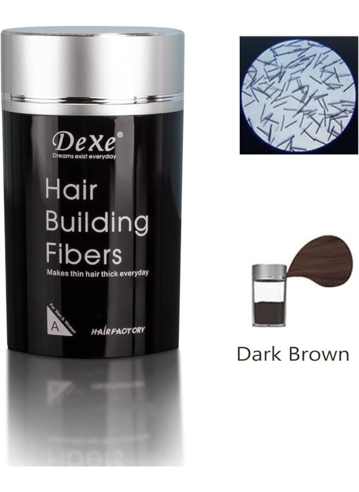 Dexe Dexe Hair Building Fibers, 22g - Dark Brown  - Image 4