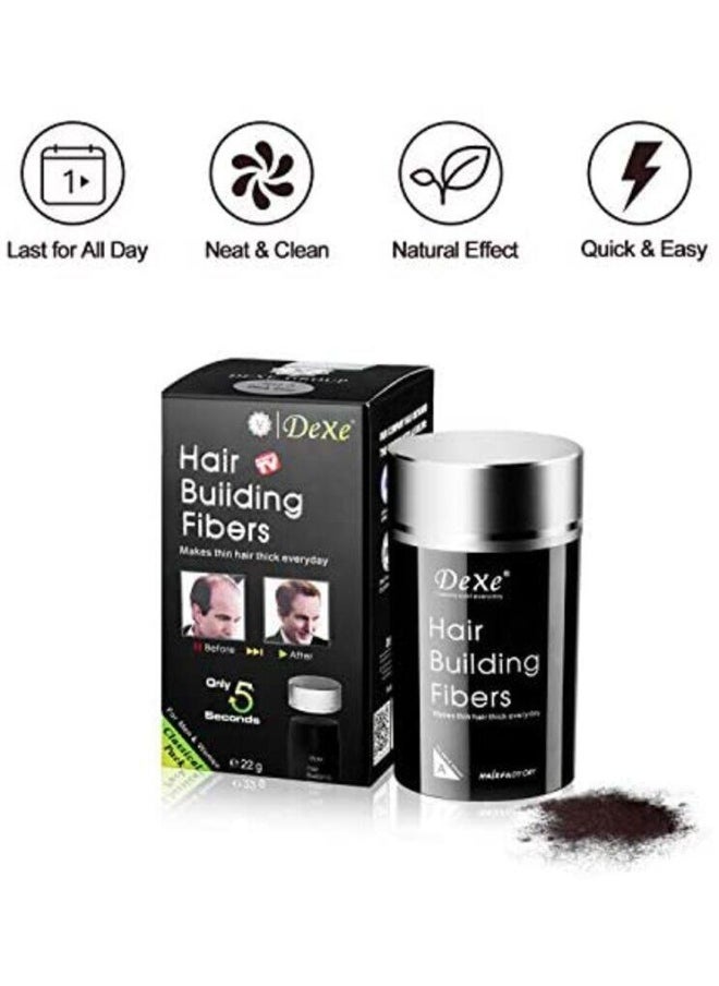Dexe Dexe Hair Building Fibers, 22g - Dark Brown  - Image 3