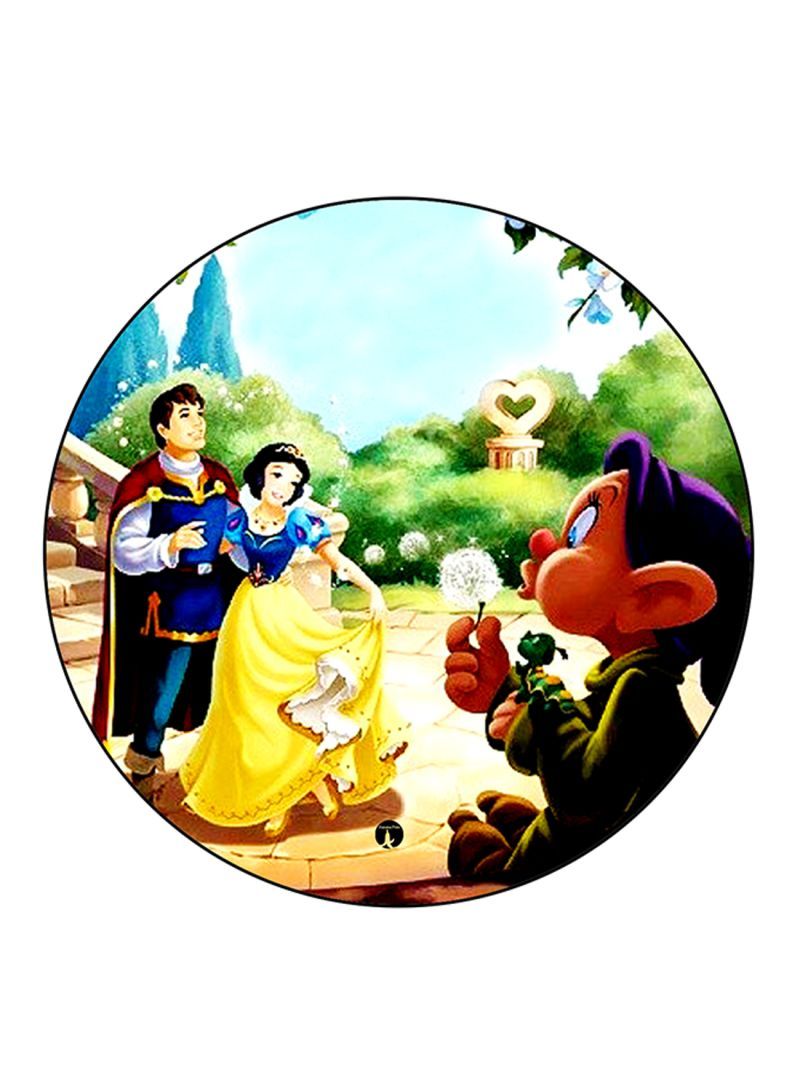 RKN Disney Printed Mouse Pad  Round  Multicolour