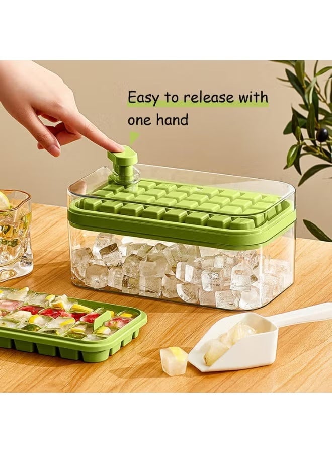 Ice cube trays with lid and bin, 64-piece set - Image 5