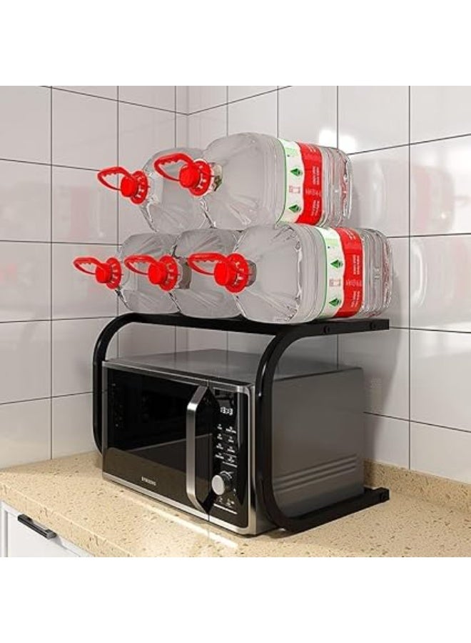 Enjoy perfect organization with the high-quality 2-tier microwave and kitchen stand and organizer Ni  - Image 2