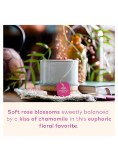 Organic India Tulsi Sweet Rose Herbal Tea - Stress Relieving And Magical, Immune Support, Adaptogen, Vegan, Gluten-Free - 18 Infusion Bags, 1 Pack  - Image 2