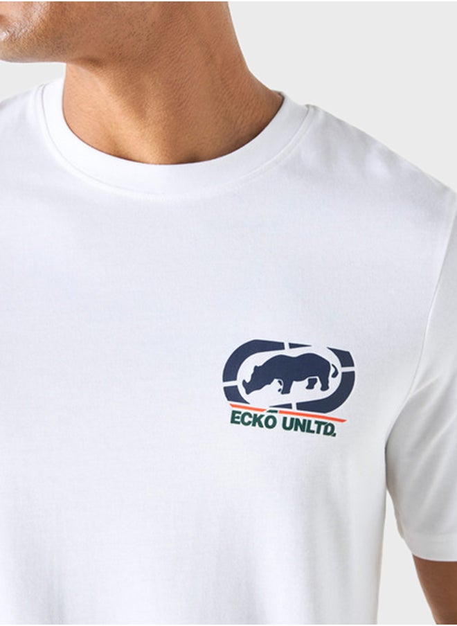 Ecko Unltd. - Print Crew Neck T-Shirt - Image 1