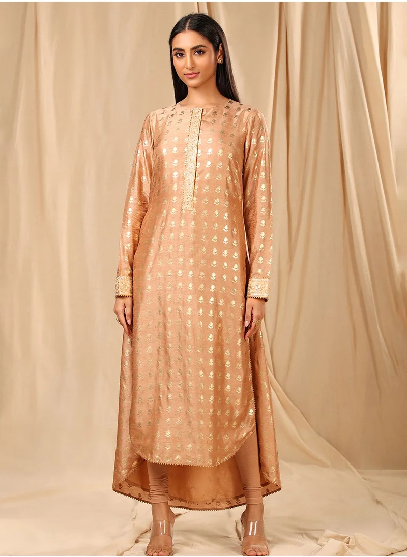 masaba Embroidered Side Slit Kurti