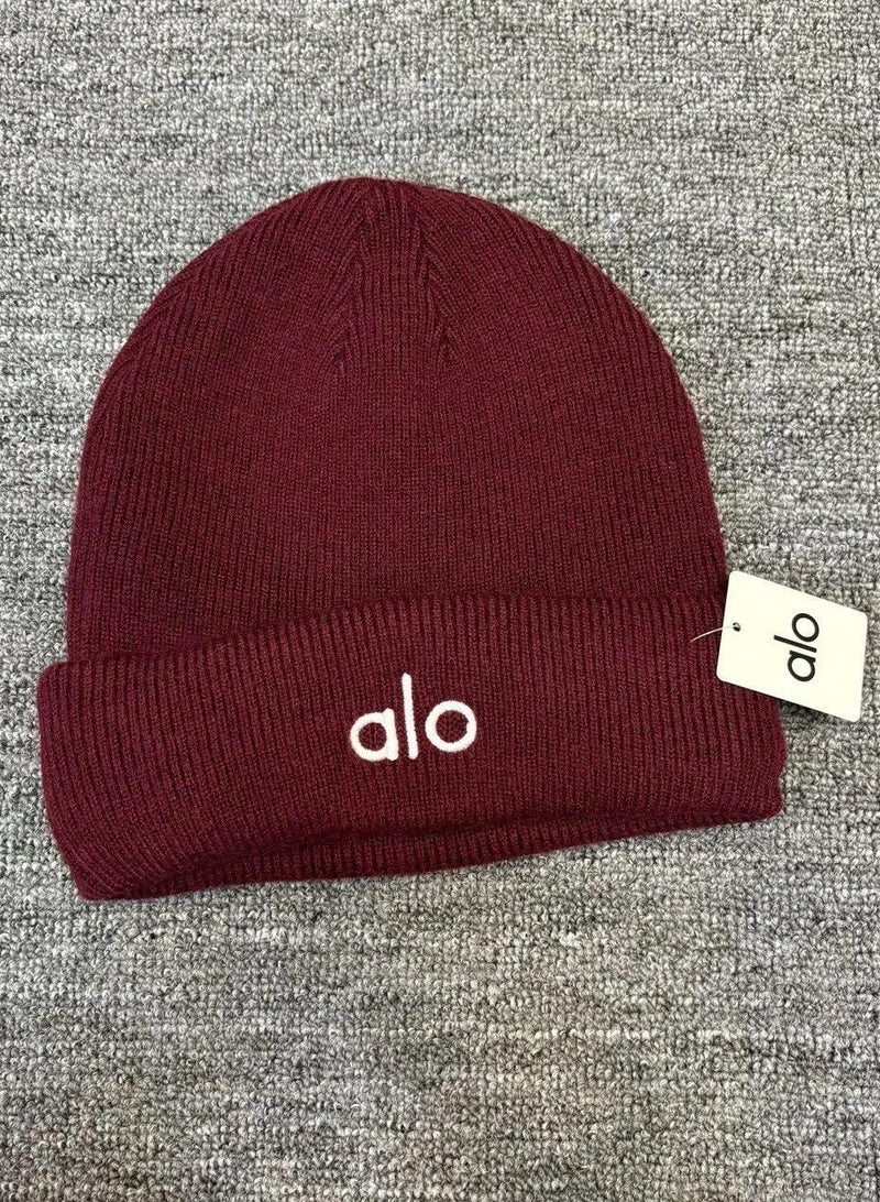 Alo Yoga Alo Knit Hat For Warmth And Protection From The Cold.