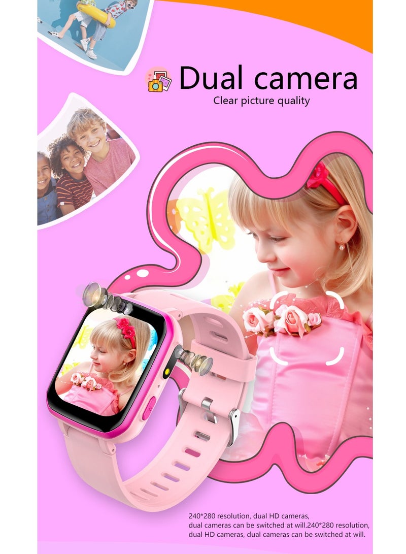 Kids Game Watch Gift with 26 Puzzle Games, Dual Camera, Music Player, Pedometer, Video Recorder, Flashlight, Alarm Clock,Educational Toy for Boys Girls Age 4-12 Years Old,Birthday