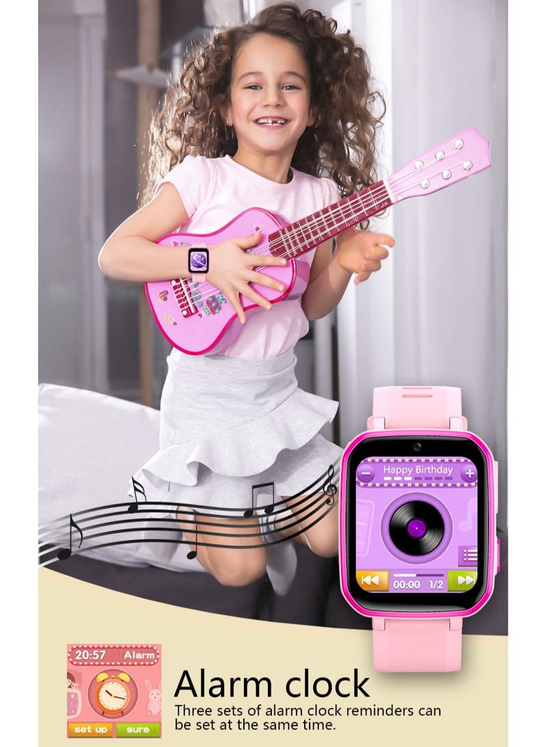 Kids Game Watch Gift with 26 Puzzle Games, Dual Camera, Music Player, Pedometer, Video Recorder, Flashlight, Alarm Clock,Educational Toy for Boys Girls Age 4-12 Years Old,Birthday