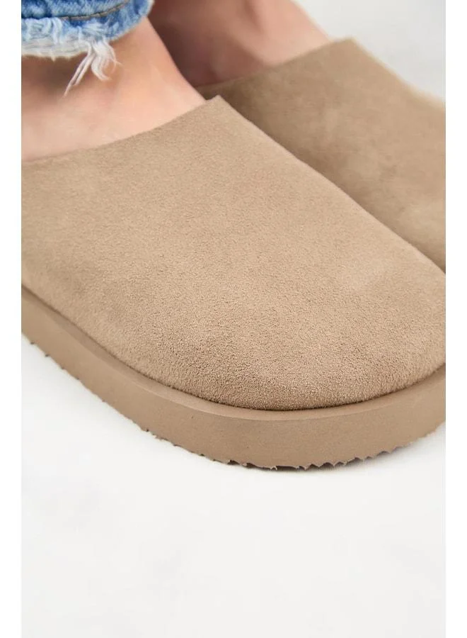 Manijero  (Jana) Women's Genuine Leather Flat Platform Violet Sandal. for Women | Best Price UAE