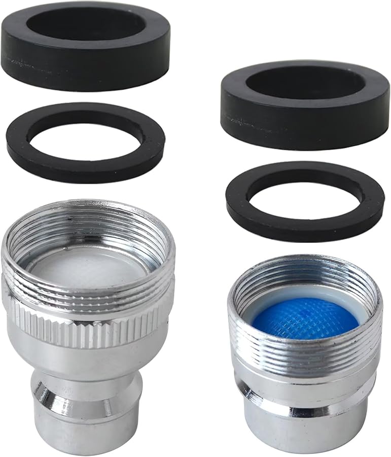 Chrome Dishwasher Faucet Adapter For Portable Washer Kitchen Bathroom Snap Connection - Image 4