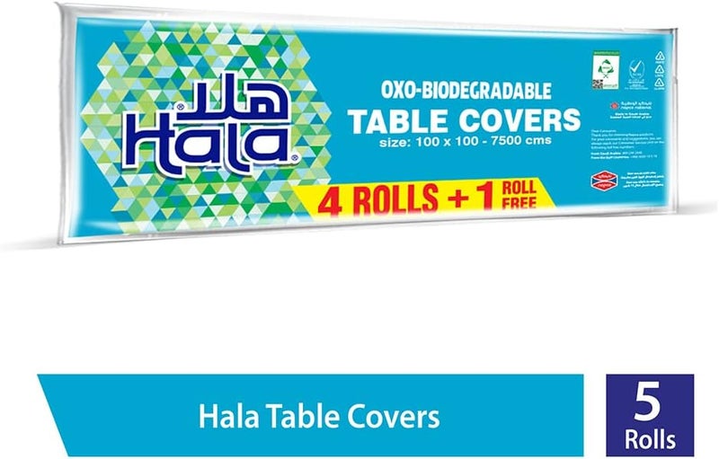 Hala Table Covers OXO Biodegradable 100 X 100 - 15 Mattress Table, 5 Rolls - Image 2