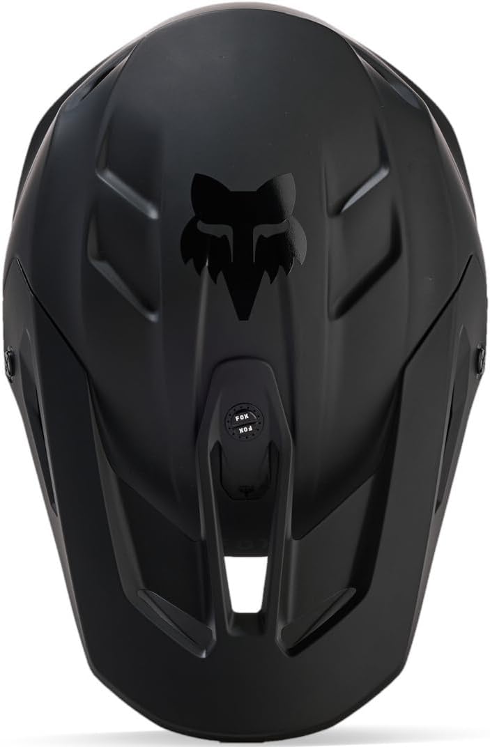 Fox Racing خوذة فوكس ريسينغ V3 الصلبة، أسود غير لامع، مقاس S - Image 5