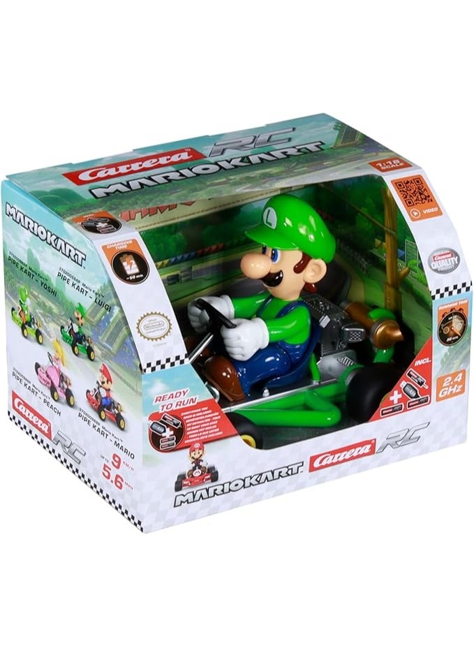 Carrera RC Mario Kart Pipe Kart Luigi 200984 - Image 2