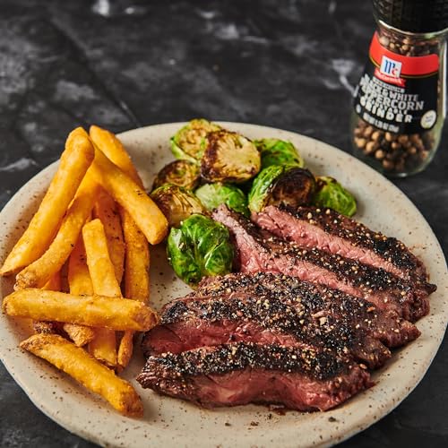 McCORMICK مطحنة فلفل مكورميك الفاخرة بالأسود والأبيض القابلة للتعديل، 1.26 أونصة - Image 3