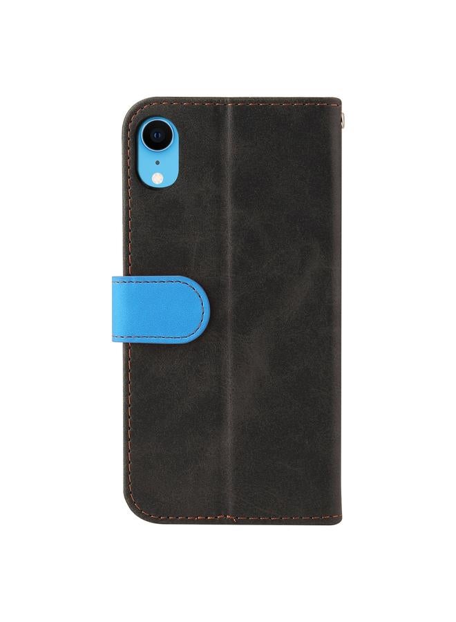 S-TOP Case For iPhone XS Max Business Stitching-Color Horizontal Flip PU Leather Case with Holder & Card Slots & Photo Frame - Image 3