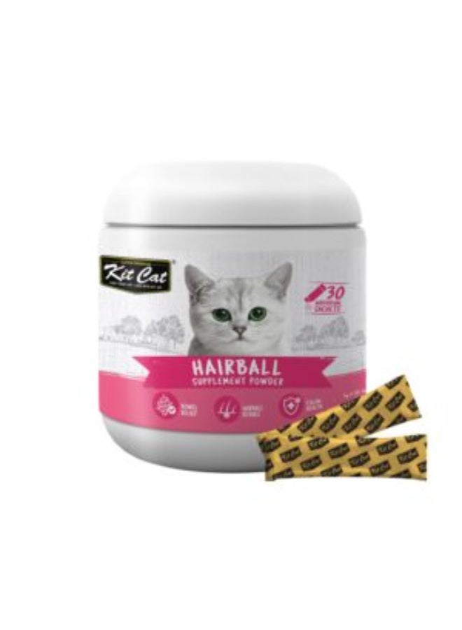 كيت كات مسحوق مكمل كيت كات للحد من كرات الشعر 150 جم (5 جم × 30 كيس) - Image 1