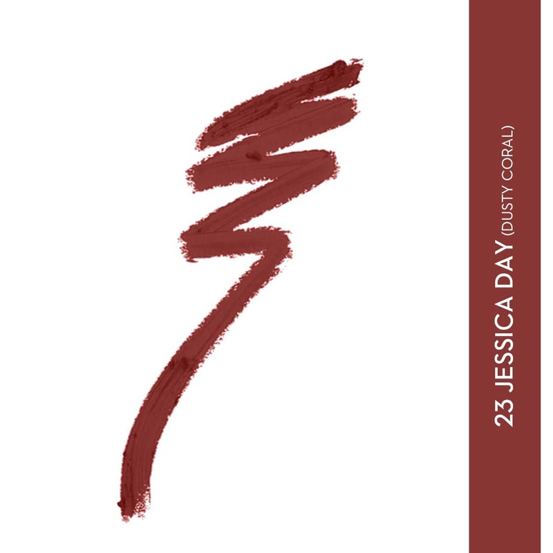 SUGAR Cosmetics SUGAR Cosmetics Matte as Hell Crayon Lipsticks for Women  Lasts Up To 8 Hours  Lip Crayon with Sharpener  28gm  23 Jessica Day - Image 2