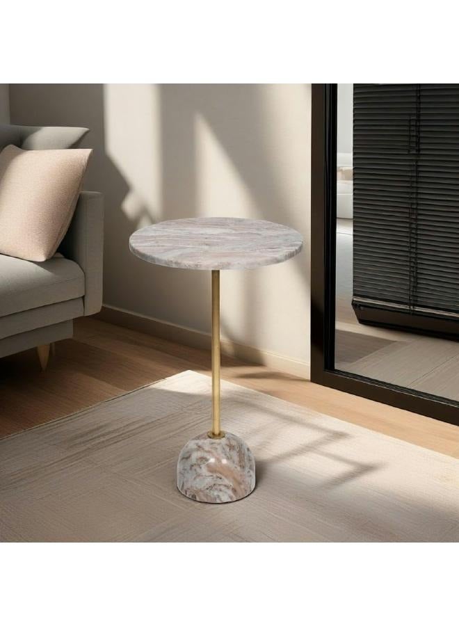 لوفت نيما,طاولة جانبية,دائرية,D35.5XH58CMS,متعددة الالوان,رخامية-194643 - Image 2