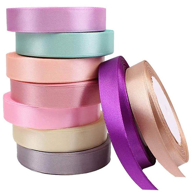 Diy Crafts 14623 Christmas Party Decorations Diy Bow Craft Ribbons Card Gifts Wrapping Material, Pack of 150 Yards, Mixed (Multicolor) - Image 1