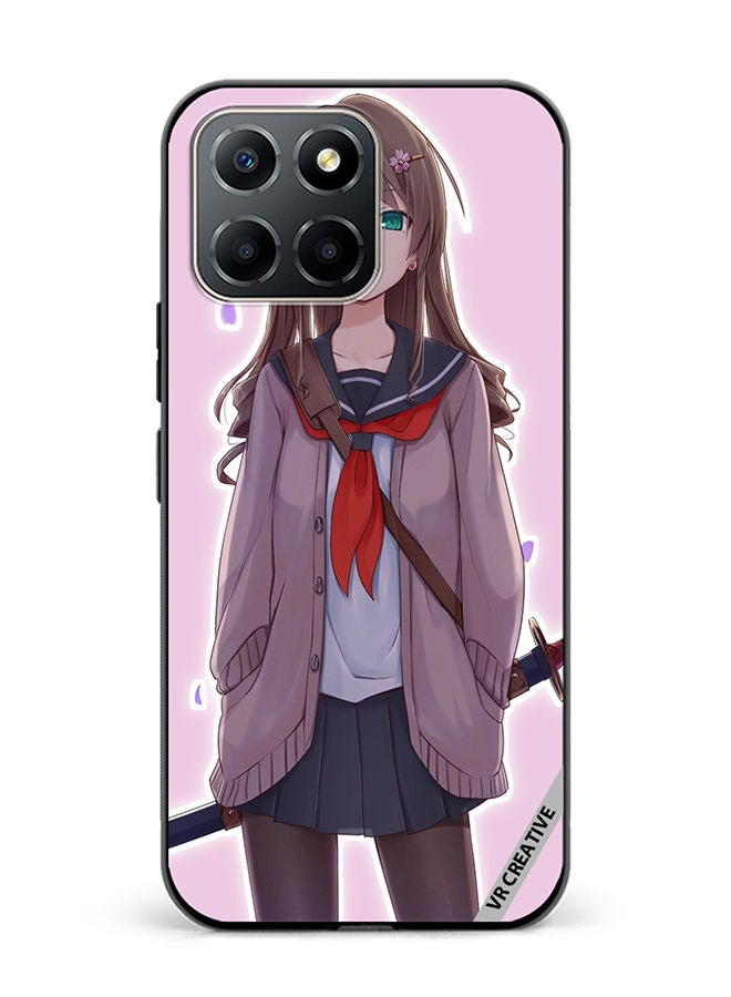 VR CREATIVE Protective Case Cover For Honor X6 Anime Girl Design Multicolour - Image 1