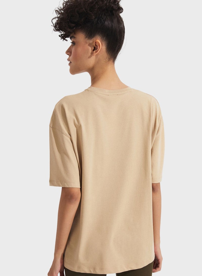 Crew Neck Oversized T-Shirt
