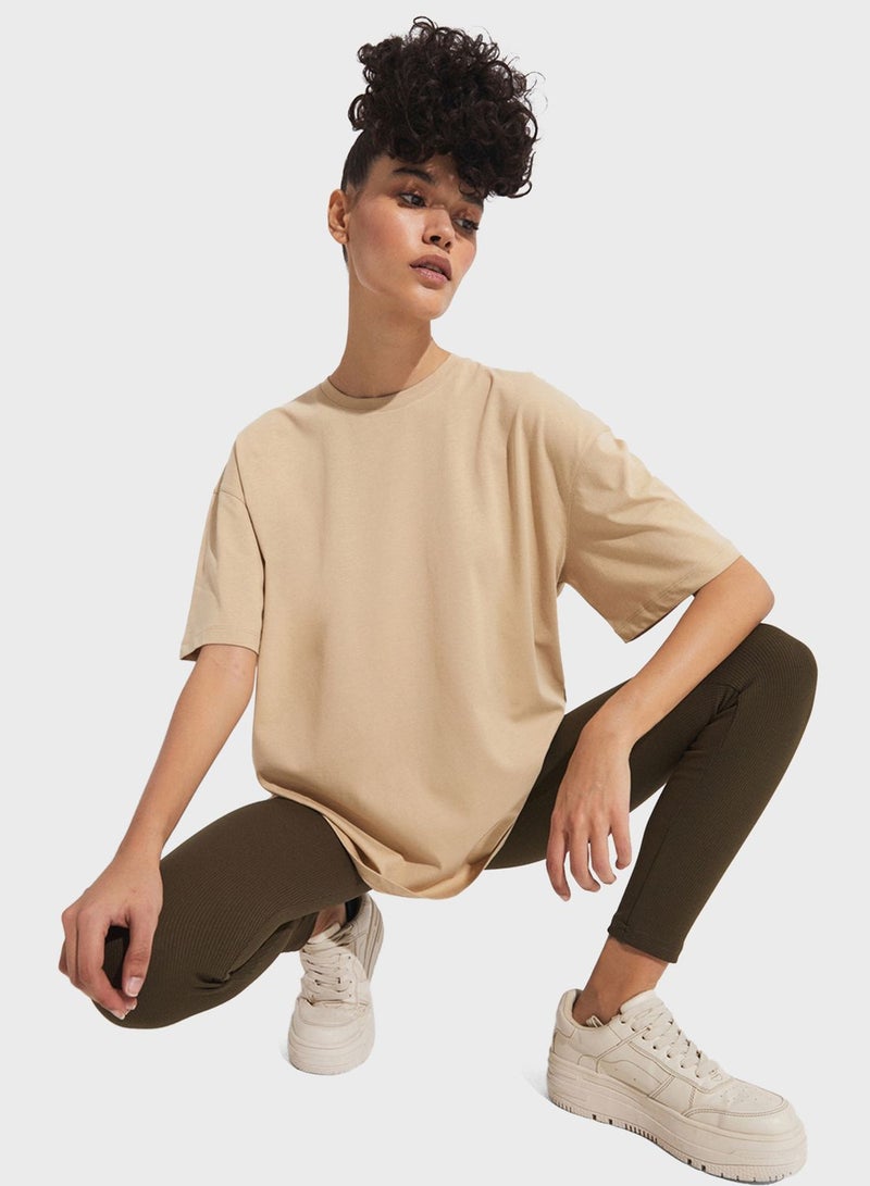 Crew Neck Oversized T-Shirt