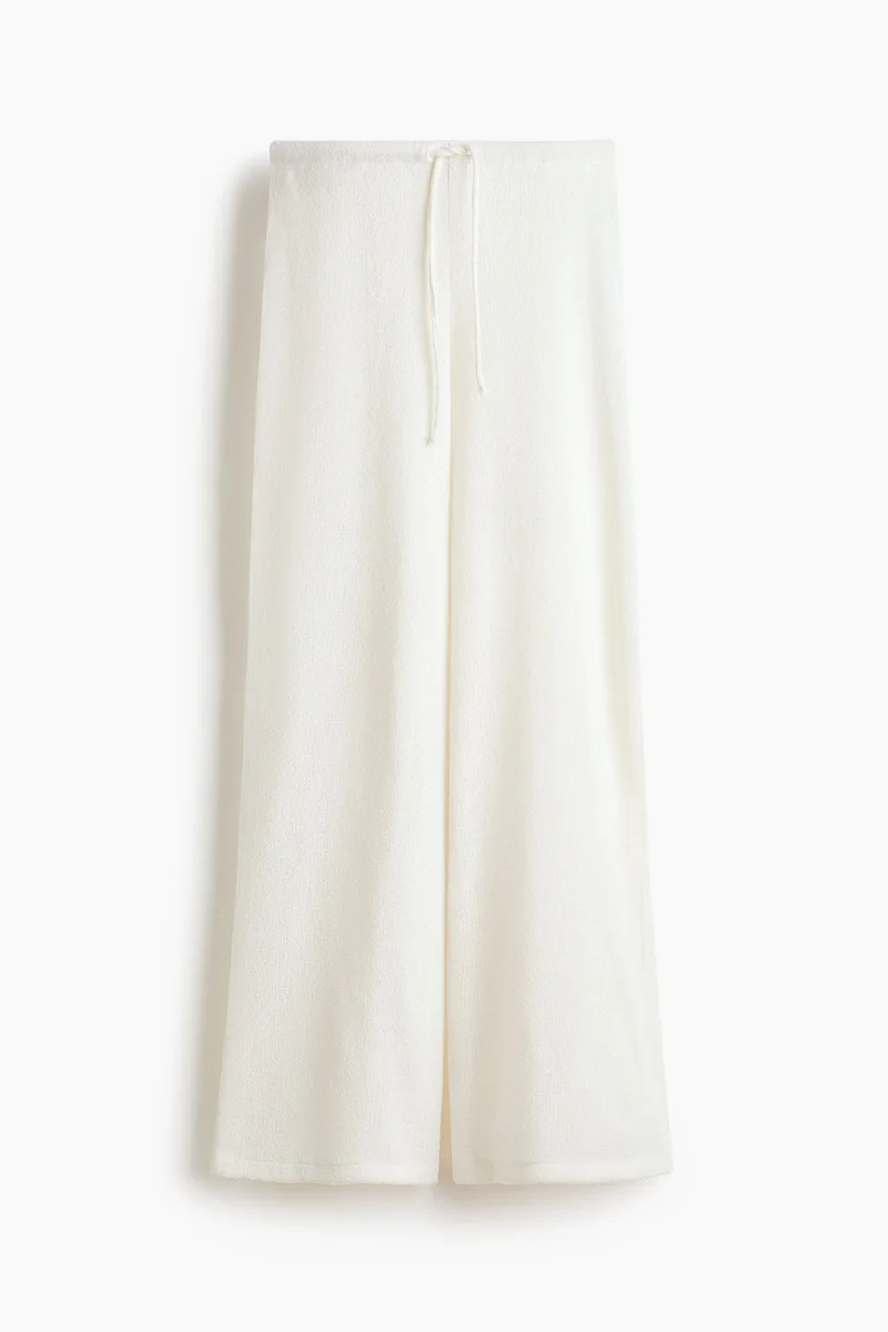 H&M Knitted drawstring trousers