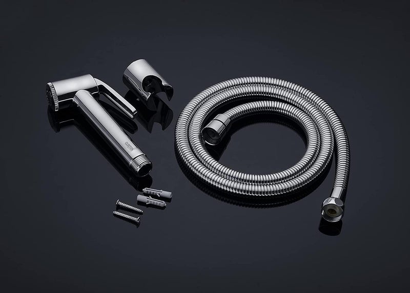 Clinton ABS Health Faucet with 1mtr 304 Grade Stainless Steel Hose and Wall Hook2pc Health Faucet Wall Mount Installation Type Lyric HF with 1mtr Ss Tube2pc - Image 5