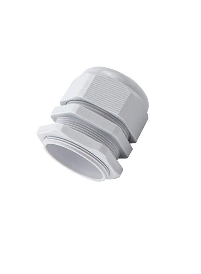 Armoured Cable Gland Kit for Outdoor Sockets and Junction Boxes & Industrial Use with Lock Nut PVC Shroud and Earth Tag (63L, A2) - Image 1