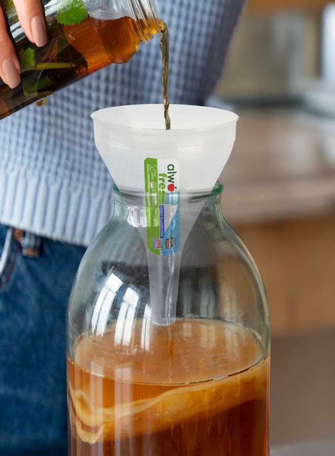 كومباك هوم قمع صغير - طبيعي - شفاف - لتخزين الطعام، والتحكم في الحصص، آمن للاستخدام في غسالة الصحون، آمن للاستخدام في الميكروويف - Image 2