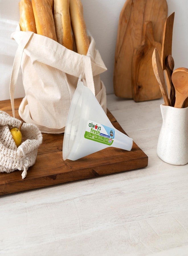 كومباك هوم قمع صغير - طبيعي - شفاف - لتخزين الطعام، والتحكم في الحصص، آمن للاستخدام في غسالة الصحون، آمن للاستخدام في الميكروويف - Image 5