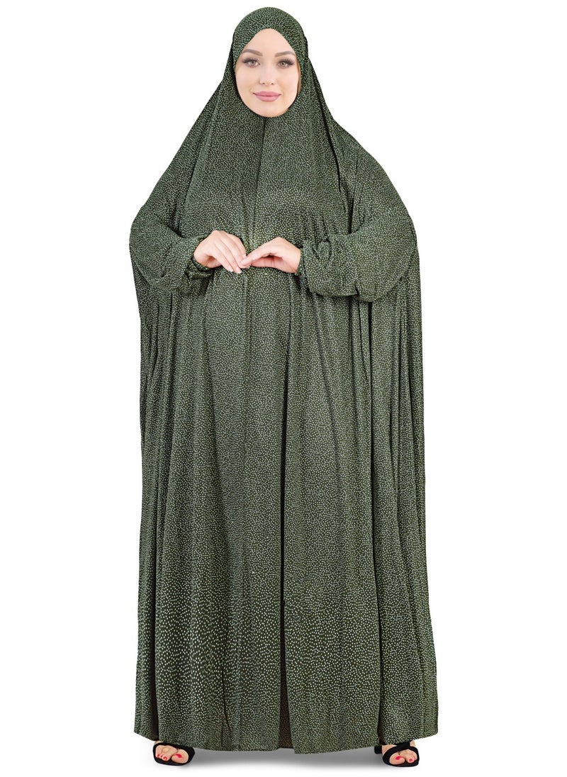 ARTLOOK - One Piece Prayer Dress With Attached Hijab - Image 1