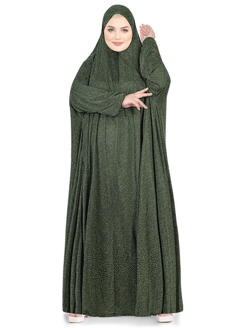 ARTLOOK - One Piece Prayer Dress With Attached Hijab - Image 1