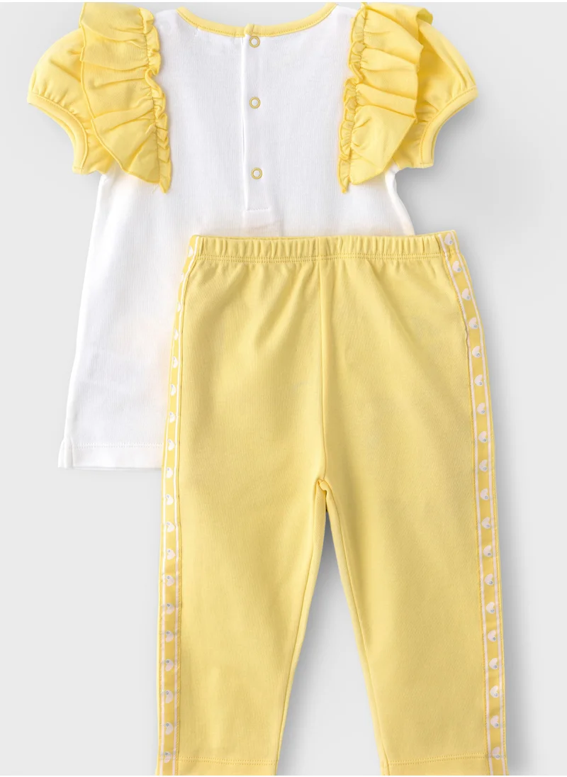 Boo Boo BooBoo Kids 2 Pcs Set - Top & Pants 100% Cotton
